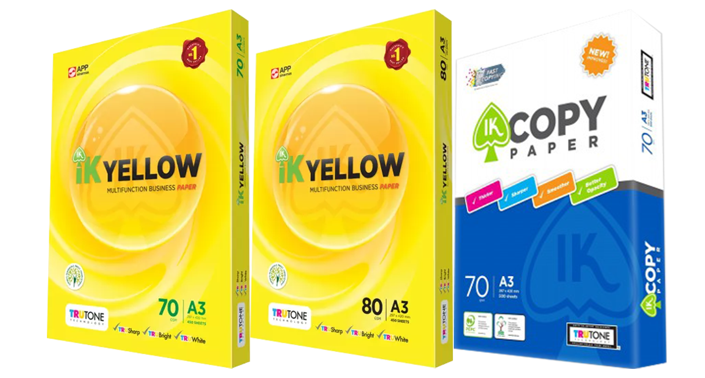 iK Yellow Copy Paper A3